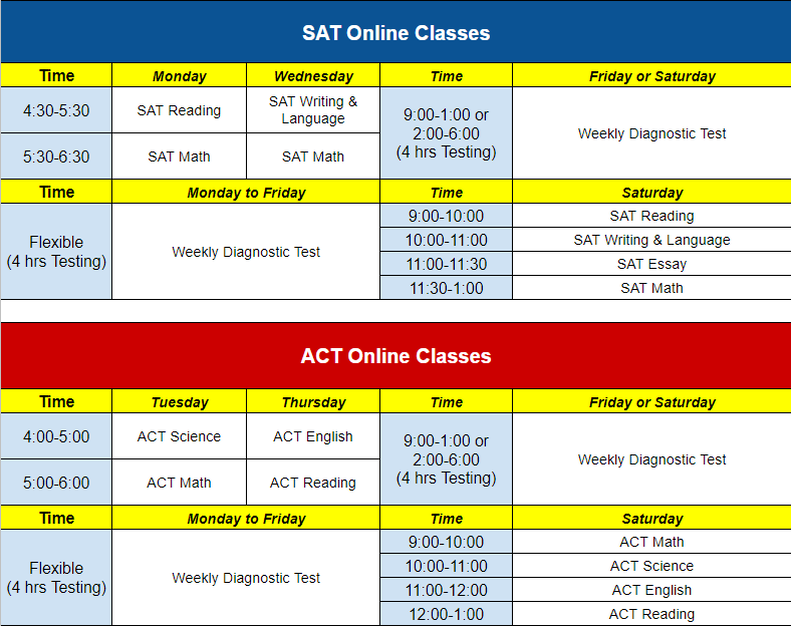 Spring Class Schedule - YOUNG SCHOLARS